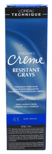 Loreal Excel Creme Resist#4X Dark Brown 1.74Oz Loreal Excel Creme Resist#4X Dark Brown 1.74Oz