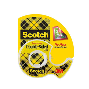 Scotch Permanent Double-Sided Tape Clear