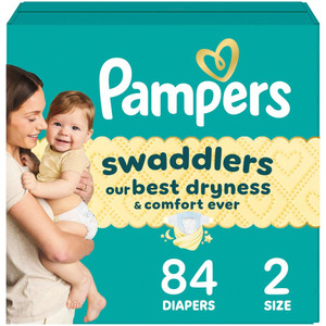 Pampers Swaddlers Size 2, 84 count