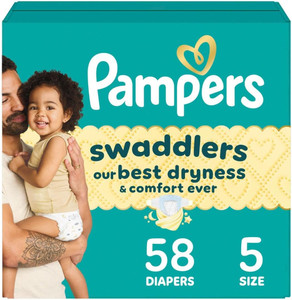 Pampers Swaddlers Size 5  58 Count