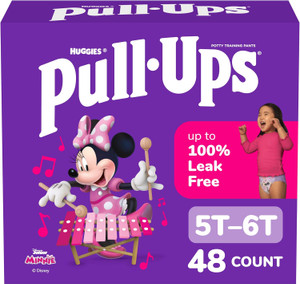 Huggies Pull-Ups Girls (5T-6T), 48 Count