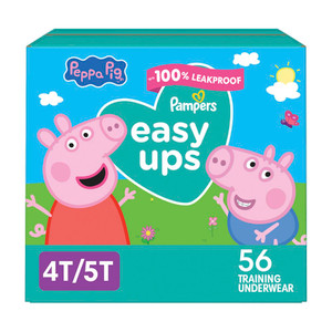 Pampers Easy Ups  Size 6 (4T-5T), 56 Count