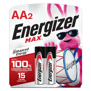 Energizer (E91BP2)AA Batteries 2Pack