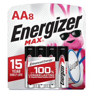 Energizer Max AA Batteries, 8-Pack