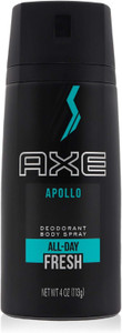 AXE Body Spray Apollo Size 4.0Z Body Spray Apollo 4.0Oz
