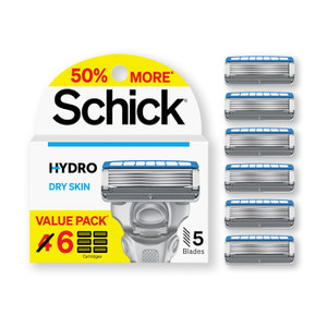 Schick Hydro Dry Skin Razor Refills, 6count