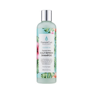 Flora & Curl Coconut Mint Scalp Refresh Shampoo 10.1oz