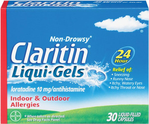 Claritin Liqui-Gels  Allergy Relief,  30 Count