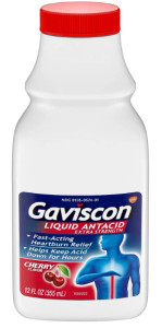 Gaviscon Extra Strength Liquid Antacid, Cherry 12 Fl Oz