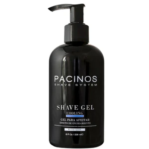 Pacinos Shave Gel Cooling Gel with Aloe Vera Moisturizing Mens Shaving Gel  8 Fl. Oz