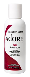 Adore Semi-Permanent Haircolor #068 Crimson 4Oz Adore Semi-Permanent Haircolor #068 Crimson 4Oz