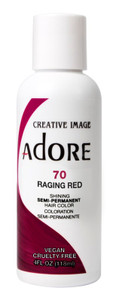 Adore Semi-Permanent Haircolor #070 Raging Red 4Oz Adore Semi-Permanent Haircolor #070 Raging Red 4Oz