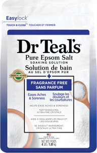 Dr Teal's Unscented Epsom Salts 4lb