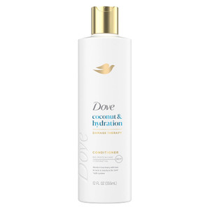 Dove Conditioner Coconut & Hydration for Dry Hair with Bio-Protein Care Technology and Coconut Oil 12 Fl Oz
