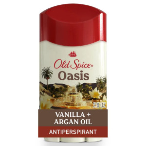 Old Spice Antiperspirant Deodorant, Oasis Scent with Vanilla, 2.6 oz