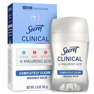 Secret Clinical Deodorant Invisible Solid Completely Clean, 1.6oz
