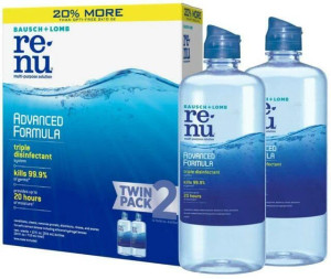 Bausch & Lomb Renu Advance Formula Multi-Purpose, 12oz Twin pack