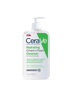 CeraVe Cream-to-Foam Cleanser, 12 fl oz