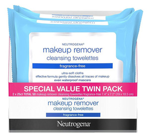 Neutrogena Make-Up Remover Towelettes 25Ct Frag-Free Twin Neutrogena Make-Up Remover Towelettes 25Ct Frag-Free Twin