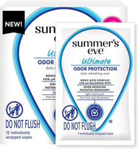 Summer's Eve Ultimate Odor Protection 12wipes