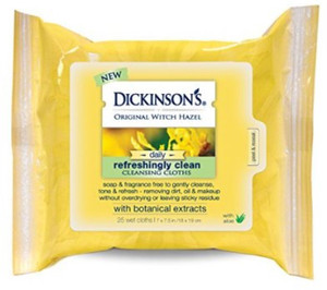 Dickinson'T Witch Hazel Cleansing Cloths 25count
