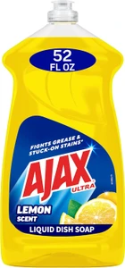 Ajax Liquid Dish Soap, Lemon, 52oz