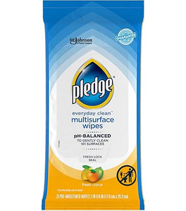 Pledge Multisurface Cleaning Wipes, 25count