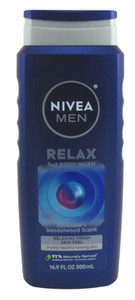 Nivea Men Body Wash 3-In-1 Lavender & Sandalwood 16.9Oz Nivea Men Body Wash 3-In-1 Lavender & Sandalwood 16.9Oz
