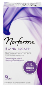Norforms Suppositories Island Escape 12 Count Norforms Suppositories Island Escape 12 Count