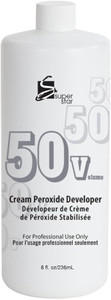 SUPER STAR Stabilized Cream Peroxide Developer 50V, 8 oz