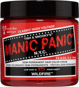 Manic Panic Wildfire Red Hair Dye Color, 4 Oz