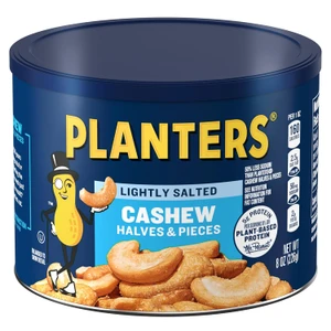 Planters Lightly Salted, Cashew Halves & Pieces, 8oz