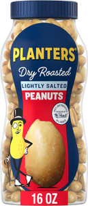 Planters Lightly Salted Dry Roasted Peanuts, 16oz