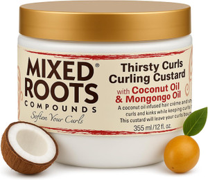 Curling Custard for Natural Hair Curl Enhancing Cream, 12 OZ