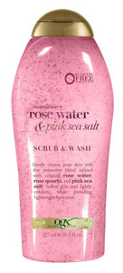 Ogx Body Scrub & Wash Rose Water & Pink Sea Salt 19.5Oz Ogx Body Scrub & Wash Rose Water & Pink Sea Salt 19.5Oz