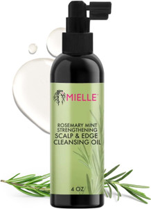 Mielle Organics Rosemary & Mint Scalp & Edge Cleansing Hair Oil, 4 OZ