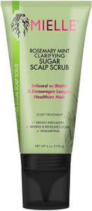 Mielle Organics Rosemary Mint Pre-Shampoo Clarifying Sugar Hair Scalp Scrub, 6 OZ