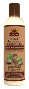 Okay Leave-In Conditioner 8Oz Black Jamaican Castor Oil Okay Leave-In Conditioner 8Oz Black Jamaican Castor Oil