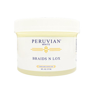 Peruvian white Braid, Loc, and Edge Gel for Relaxed & Natural Hair , 8 oz
