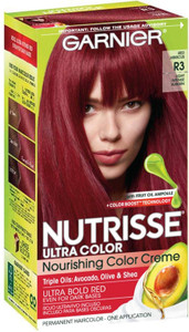 Garnier Nutrisse Hair Color, R3 Light Intense Auburn