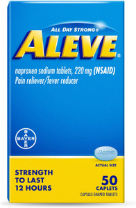 Aleve Naproxen Sodium Caplets, 50count