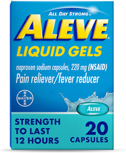 Aleve Liquid Gels, 20count
