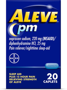 Aleve PM Naproxen Sodium Caplets, 20count