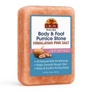 OKAY Pure Naturals Body & Foot Pumice Stone, 10.5 oz