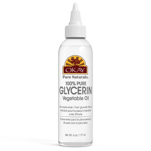 OKAY Pure Naturals 100% Pure Glycerin Vegetable Oil, 6 oz