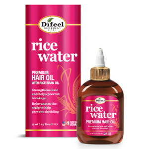 Difeel Rice Water Premium Hair Oil, 2.5 oz