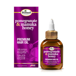 Difeel Pomegranate & Manuka Honey Premium Hair Oil, 2.5 oz