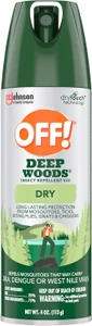 OFF Deep Woods Insect Repellent Dry, 4oz