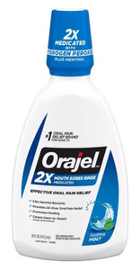Orajel Anti-Septic Rinse Soothing Mint 16Oz Orajel Anti-Septic Rinse Soothing Mint 16Oz