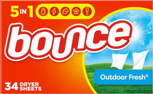Bounce Fabric Sheets Outdoor Fresh Scent, 34count